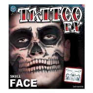 Picture of Skull Face - Temporary Face Tattoo FX
